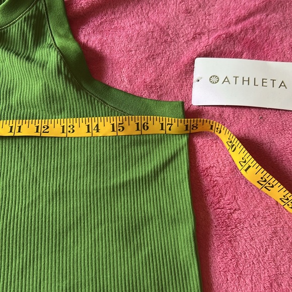 Athleta Green Ribbed Tank Top - Picture 8 of 8